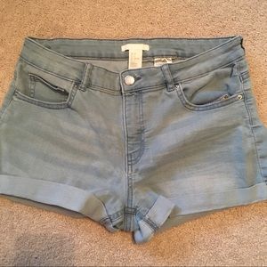 Light wash Jean shorts